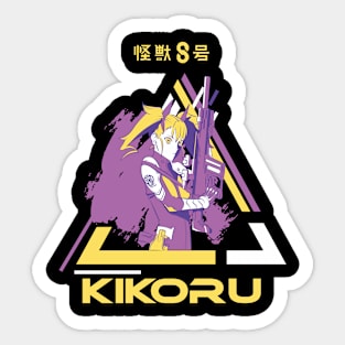 KAIJU No 8: KIKORU TRIANGLE DESIGN Sticker